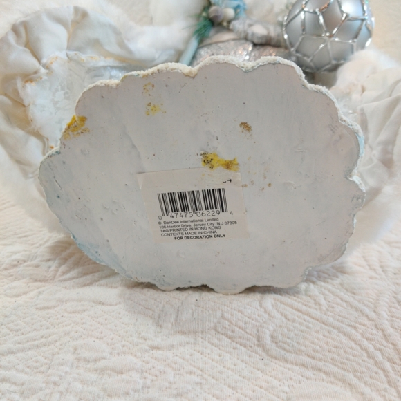 Vintage Dan Dee Silver Robed Christmas Holiday Santa Claus & Winter Staff 1980s - Picture 10 of 13